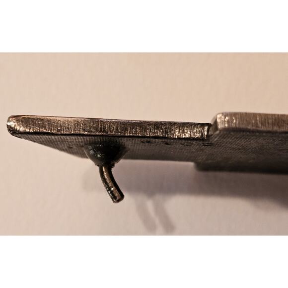 Vintage Brass And Enamel Chevrolet Belt Buckle 1/8 Inch Thick Heavy - Picture 7 of 7